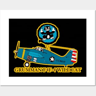 Grumman F4F-4 Wildcat Posters and Art